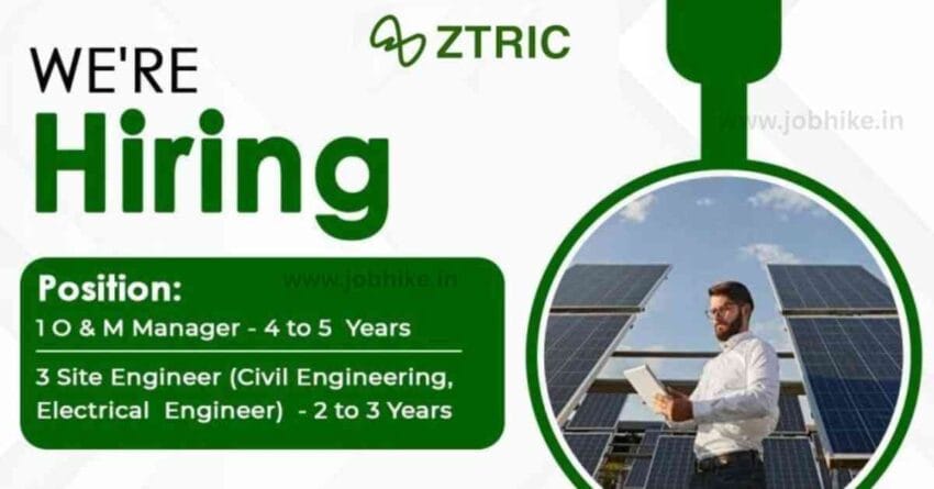 Job openings for O&M Jobs and Site Engineer Jobs in Pune – Hiring for maintenance jobs in the solar industry. Immediate joining, great career growth opportunities. Apply now