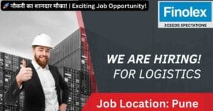Finolex is Hiring 2025: Assistant Manager – Logistics and Supply Chain Management in Pune Finolex, a leading name in the industry, is looking for a skilled Assistant Manager – Logistics and Supply Chain Management jobs to join their team in Pune