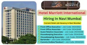 Looking for a hotel job vacancy in Navi Mumbai? Marriott International is hiring for multiple hotel management jobs! Apply now and start your career in the hospitality industry