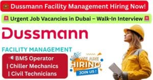 Urgent Job Vacancies in Dubai – BMS Operator Jobs in Dubai – Job Vacancies in Dubai – Dubai Job Vacancy 2025 – Jobs in Dubai