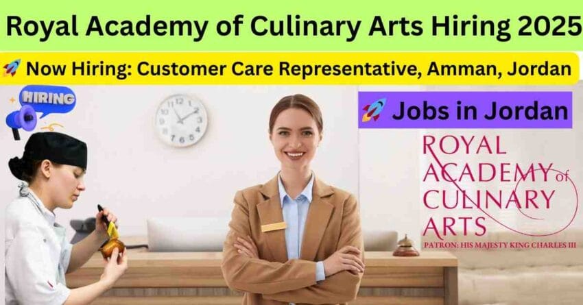 Explore Exciting Job Vacancies in Amman Jordan – Join the Royal Academy of Culinary Arts!