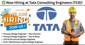 Tata Consultancy Services Civil Engineering Jobs – Walk-In Interview in Kolkata | Apply Now for Process Design Engineer Jobs & Tata Jobs