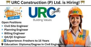 Walk-in Interview for Civil Engineering Jobs in Chennai | Top Jobs in Chennai on 1st June 2025