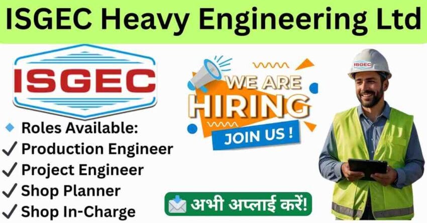 Now Hiring: Mechanical Engineering Jobs in Boiler Manufacturing – Top Jobs in Yamunanagar & Jobs in Haryana