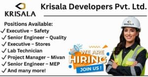 Krisala Walk in Interview in Pune – 14th to 16th May 2025 | Real Estate Jobs in Pune | Jobs in Wakad