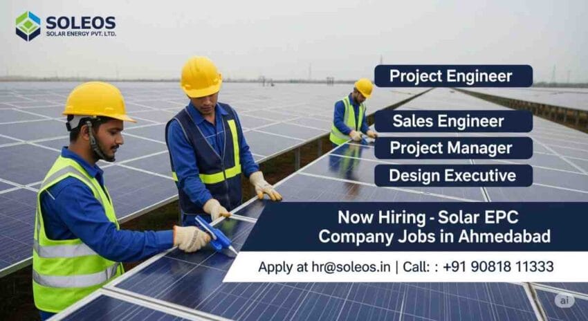 Solar EPC Company Jobs | Solar Engineer Jobs in India | Project Engineer Jobs in Solar Industry | Solar Sales Engineer Jobs | Renewable Energy Jobs in India | Solar Project Manager Jobs | Solar Company Job Vacancy in Ahmedabad