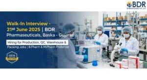 Jobhike.in jobs2 Walk-In Interview for Pharma Jobs at BDR Pharmaceuticals International Pvt. Ltd. | Pharmaceutical Jobs in Gujarat | Production Jobs in Pharmaceutical Company | Quality Control Jobs in Pharma Industry | Warehouse Jobs in Pharma Company | Packing Line Technician Jobs in Pharma | Pharma Jobs for B.Pharm and M.Pharm | USFDA Approved Pharma Company Jobs