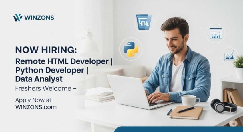 Remote HTML Developer Jobs, Work From Home Python Developer Jobs, Remote Data Analyst Jobs in India, Fresher IT Jobs Remote, Remote Software Developer Jobs, Entry-Level Remote Tech Jobs Hiring Now!