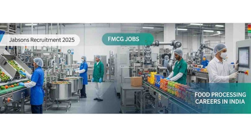 FMCG Company Job Vacancy 2025 | Food Processing Company Jobs in India | ITI Fitter Jobs in Manufacturing Industry | Production Executive Jobs in Gujarat | Quality Control Jobs in Food Industry | Electrical Engineer Jobs in Food Factory | Billing Executive Jobs in FMCG Sector | Purchase Manager Jobs in Food Industry