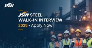 JSW Steel jobs in Ahmedabad – JSW Steel walk-in interview 2025 | Steel plant job vacancy in Ahmedabad for Mechanical engineer jobs in steel plant, Electrical engineer jobs in Ahmedabad, Metallurgy jobs in steel industry, JSW career opportunities in Gujarat, and Steel industry jobs for diploma engineers