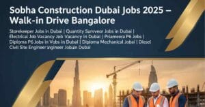 Storekeeper Jobs in Dubai | Quantity Surveyor Jobs in Dubai | Electrical Job Vacancy in Dubai | Primavera P6 Jobs in Dubai | Diploma Mechanical Jobs in Dubai | Diesel Mechanic Jobs in Dubai | Civil Site Engineer Jobs in Dubai