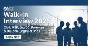 URC Construction Walk-In Interview 2025 | civil engineering jobs in navi mumbai | jobs in kamothe navi mumbai | job vacancy in thane | MEP engineering jobs in Mumbai | QA QC engineer jobs in Mumbai | Foreman jobs in Mumbai | Infra project engineer jobs | Diploma engineer jobs in Mumbai | BE civil jobs in Navi Mumbai