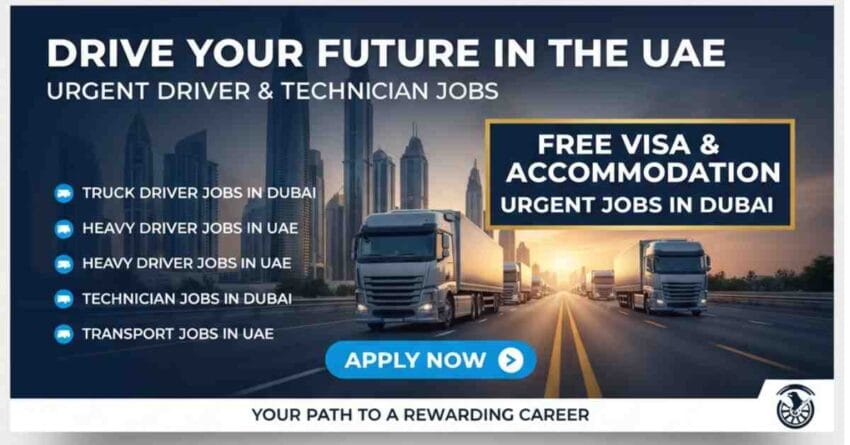 Sobha Constructions Driver Job Vacancy in UAE | Truck Driver Jobs in Dubai | Driver Jobs in Dubai UAE | Heavy Driver Jobs in UAE | Walk in Interview in UAE | Technician Jobs in Dubai | Transport Jobs in UAE | Urgent Jobs in Dubai with Free Visa and Accommodation | Jobs in Dubai with Free Visa and Accommodation