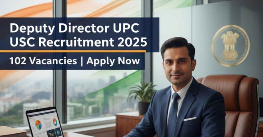 Deputy Director UPSC Recruitment 2025 UPSC Notification 2025 UPSC Age Limit Jobs Under UPSC Ph.D Jobs Examiner of Trade Marks & Geographical Job UPSC Deputy Director Vacancies