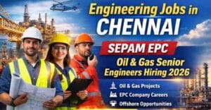 Engineering jobs in Chennai | Oil and gas engineering jobs India | Piping engineer jobs in Chennai | Instrumentation engineer jobs India | Electrical engineer jobs in Chennai | Mechanical engineer jobs in EPC company | E3D S3D designer jobs India | Offshore engineering jobs India | Senior engineer jobs in Chennai | EPC company jobs in India