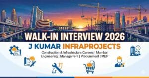 J Kumar Infraprojects Walk In Interview 2026 | Procurement Jobs in Mumbai | Purchase Engineer Jobs in Mumbai | Infrastructure Jobs in Mumbai | Construction Procurement Jobs | Civil Procurement Manager Jobs | MEP Procurement Jobs in Mumbai | Purchase Executive Jobs in Construction Company | Walk In Interview Construction Company Mumbai | Metro Project Jobs in Mumbai