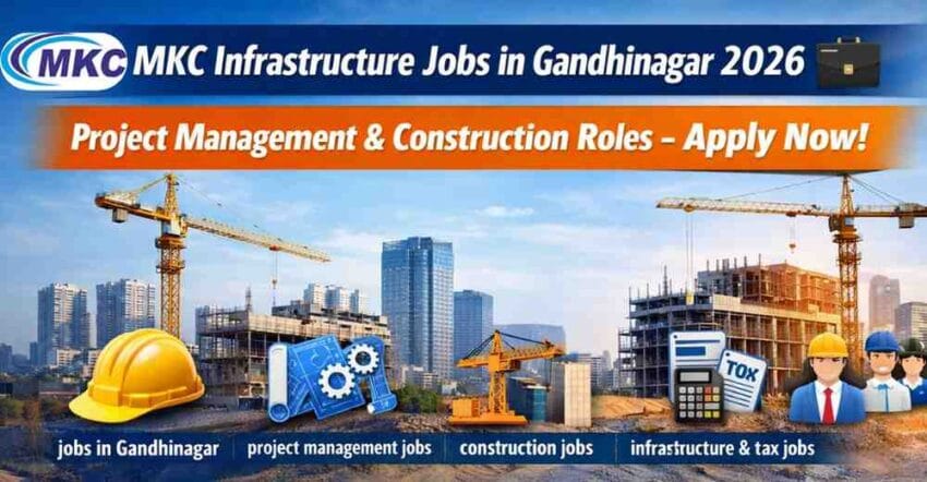 Apply for MKC Infrastructure Ltd jobs in Gandhinagar 2026. Latest construction and project management job openings for engineers and executives.