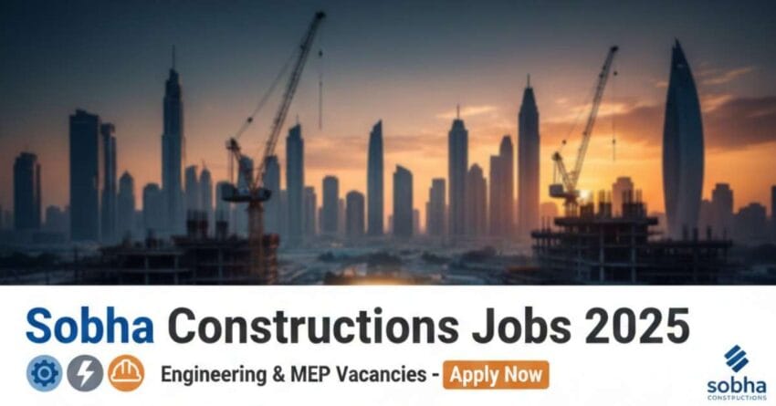 Sobha Constructions Jobs in Dubai 2026 Engineering Vacancies