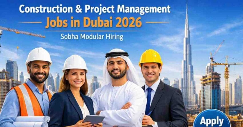 Construction & Project Management Jobs in Dubai – 2026 Hiring