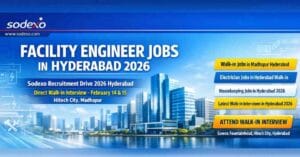 Facility Engineer Jobs in Hyderabad 2026 – Sodexo Walk-in Interview Hitech City Hiring Drive