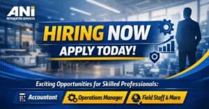 Latest Jobs in Navi Mumbai 2026 at ANI Integrated Services | Construction & Project Management Job Vacancy