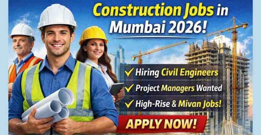 Mumbai Construction Jobs 2026 Civil Engineer & Site Engineer Hiring – Lloyds Engineering Works Limited