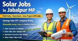 Solar Jobs in Jabalpur MP | Field Sales, Operations & Project Jobs – Synergy Solar