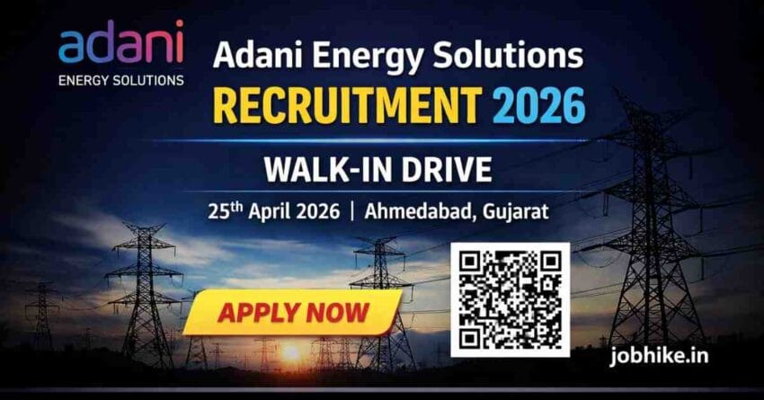 Adani Energy Solutions Recruitment 2026 100+ Jobs – Apply
