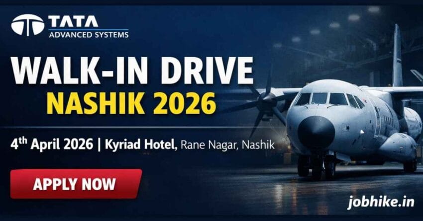 Aerospace Jobs Tata Advanced Systems Walk-In Nashik 2026
