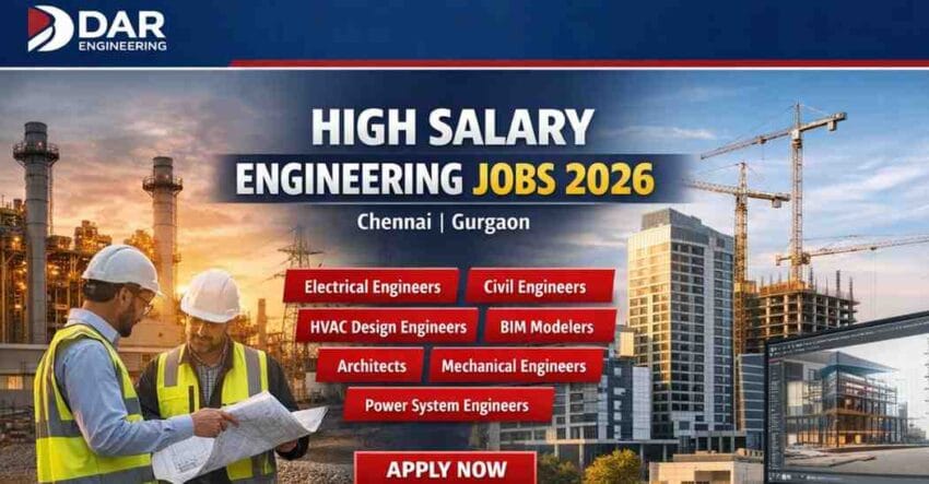 DAR Engineering Jobs in Chennai & Gurgaon 2026