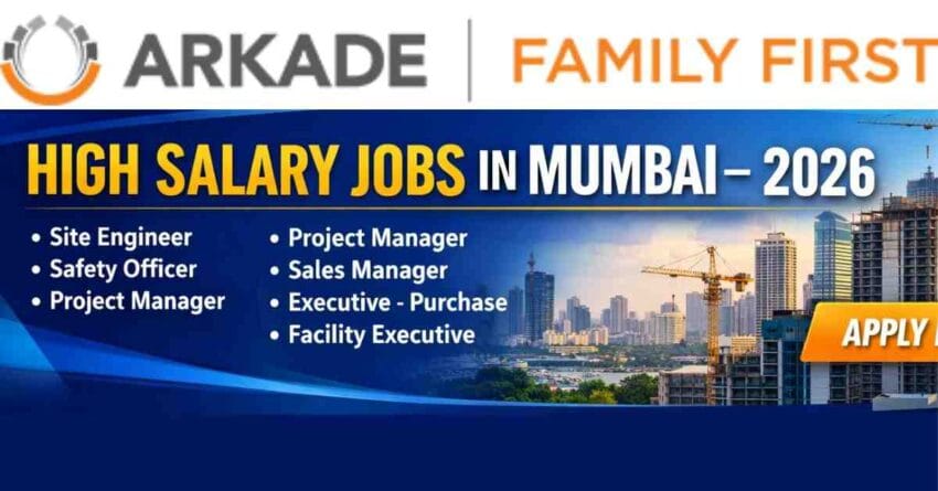 Explore the latest Arkade Developers jobs in Mumbai 2026. Apply now for construction jobs in Mumbai