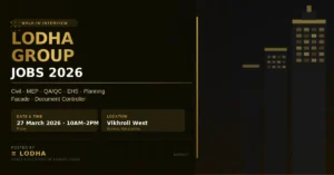 Lodha Group Jobs 2026 Walk-In Interview Mumbai March