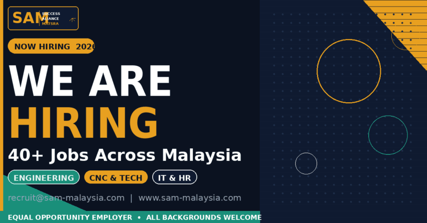 SAM Malaysia Jobs 2026 – 40+ Vacancies in Engineering & IT