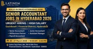 Senior Accountant Jobs in Hyderabad Immediate Hiring Walk-In Drive 2026
