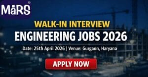 civil engineering jobs 2026 MARS Consultancy Jobs 2026