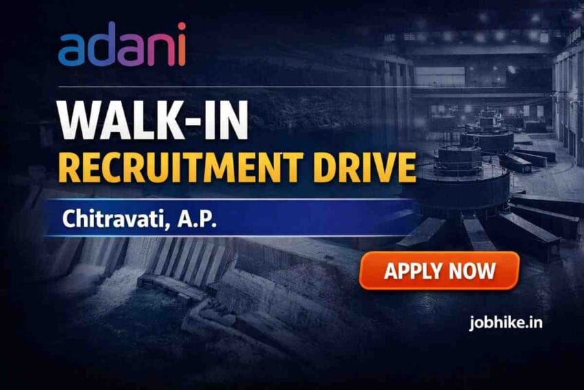 Adani Hydropower Jobs 2026 in Chitravati O&M Hiring Apply Now