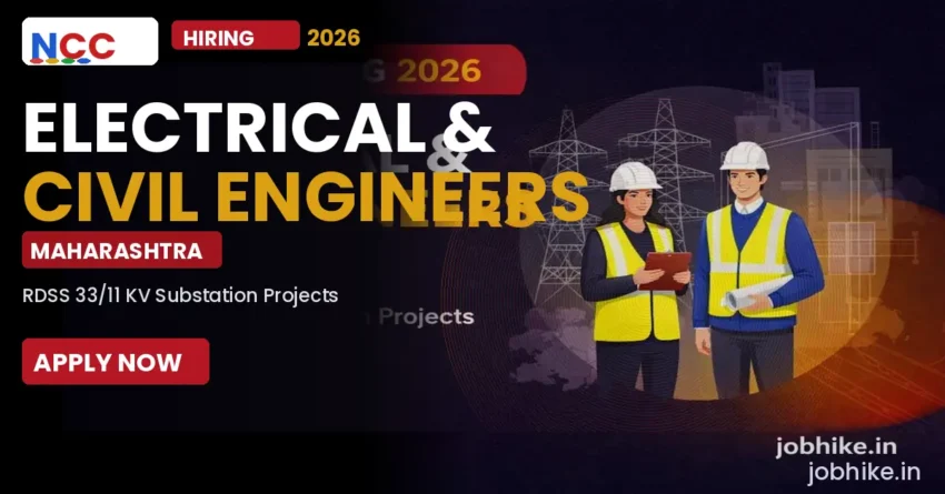 Electrical Engineer Jobs Maharashtra 2026 NCC Limited Hiring