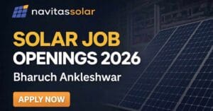 Solar company job openings in Gujarat 2026 Navitas Solar