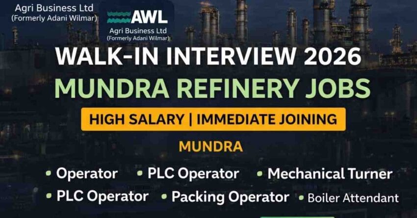 Walk-in Jobs in Mundra 2026 AWL Hiring Operators
