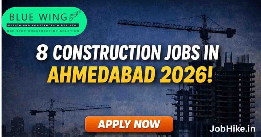 construction project manager jobs in Ahmedabad 2026