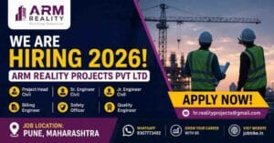 Urgent Civil Engineering Jobs in Pune 2026 ARM Reality Hiring