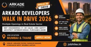 arkade developers walk in drive mumbai 2026