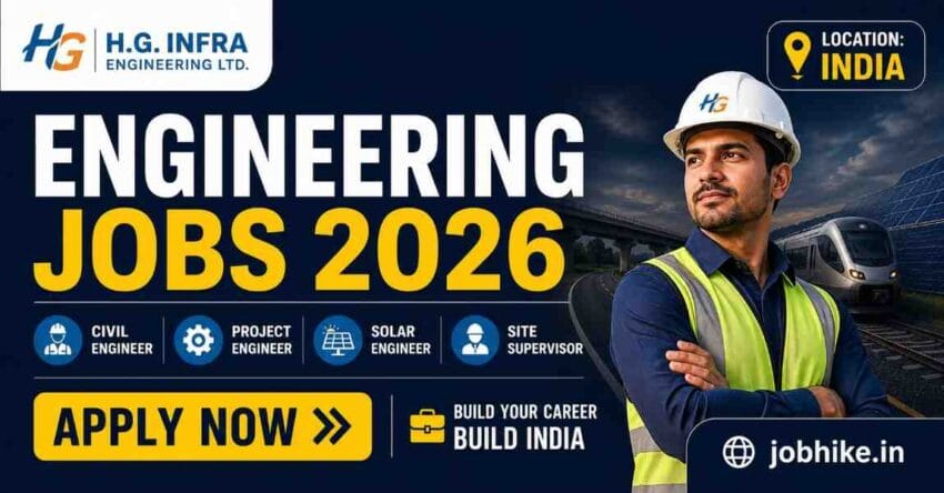 hg infra engineering jobs 2026 Highway & Railway Roles