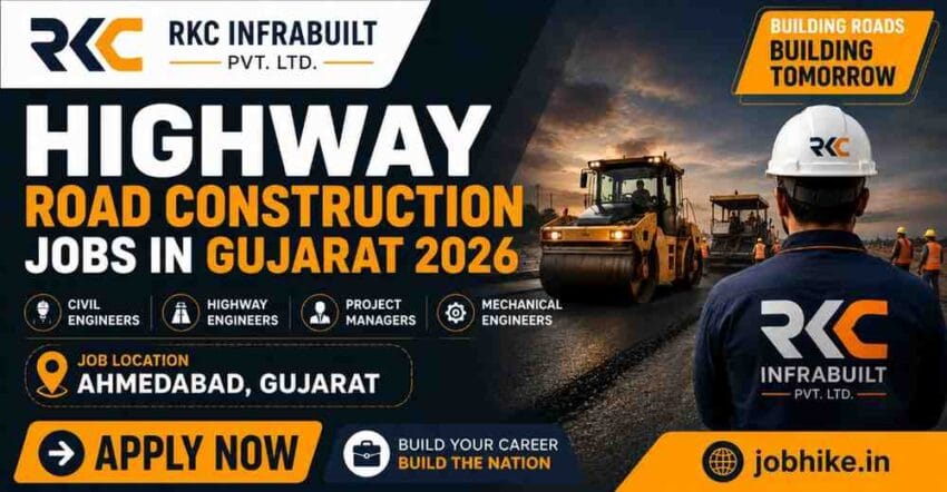 highway road construction jobs in Gujarat 2026