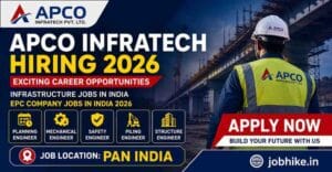 infrastructure jobs in India EPC company jobs in India 2026