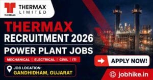 power plant jobs in Gujarat mechanical- Civil - electrical- ITI Jobs 2026