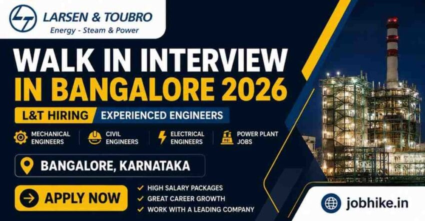 walk in interview in bangalore 2026