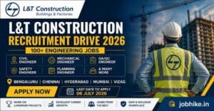 L&T Construction Recruitment 2026, L&T Construction Recruitment Drive 2026