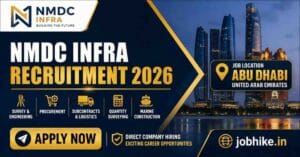 NMDC Infra Recruitment 2026 Abu Dhabi Jobs Hiring Survey Engineer Procurement Logistics Quantity Surveying Marine Construction UAE Infrastructure Projects Apply Now