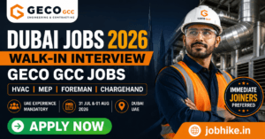 Exciting Dubai Jobs 2026 HVAC Jobs in Dubai GECO GCC Jobs